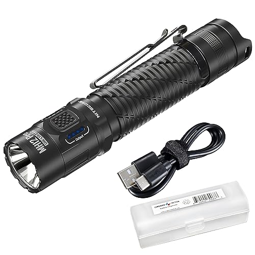 Nitecore MH12 Pro Tactical Flashlight, 3300 Lumen high Lumen USB-C